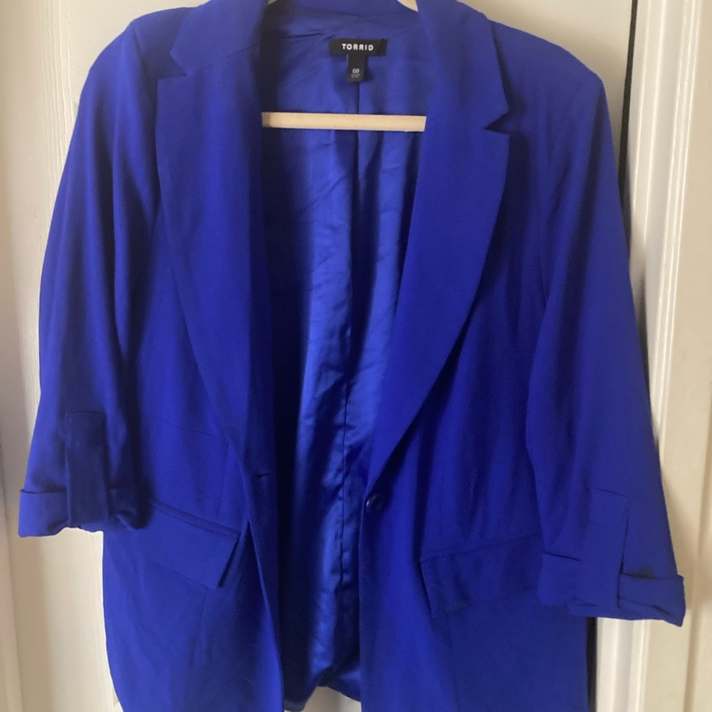 Blue Torrid Blazer